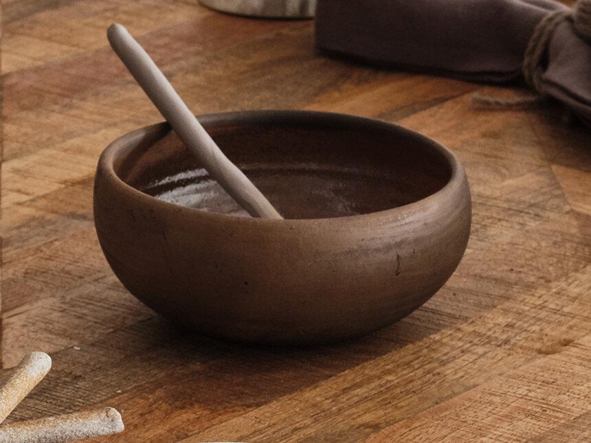Smoked Clay Bowl